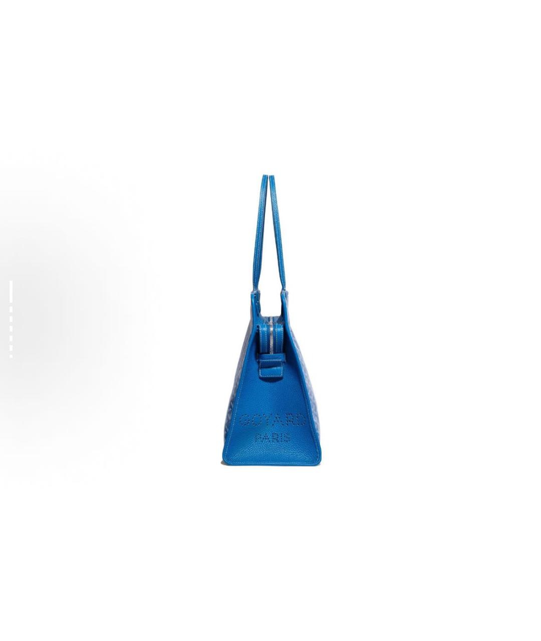 GOYARD Синяя кожаная сумка тоут, фото 3