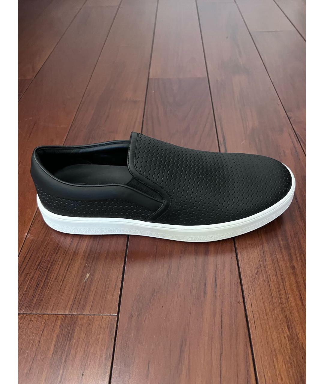 DIOR HOMME Черные кожаные слипоны, фото 8