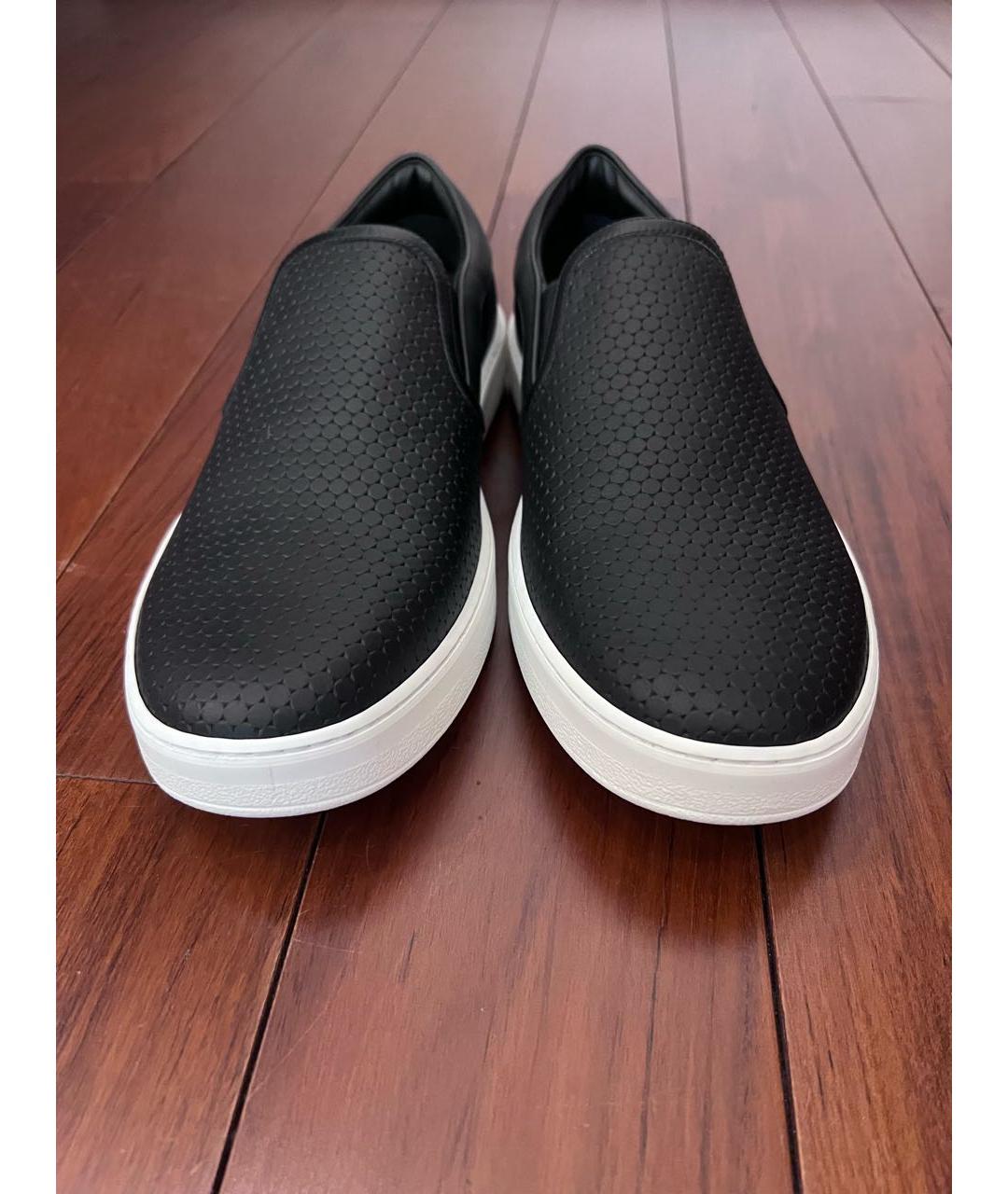 DIOR HOMME Черные кожаные слипоны, фото 2