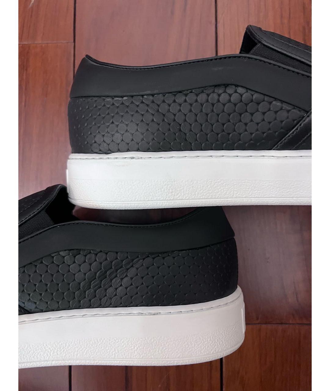 DIOR HOMME Черные кожаные слипоны, фото 7