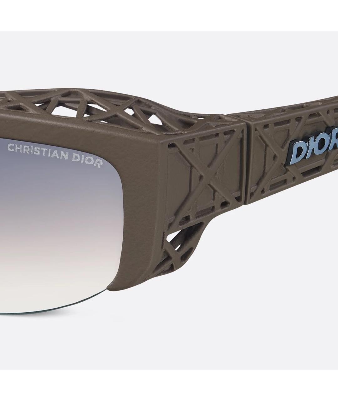 CHRISTIAN DIOR Хаки солнцезащитные очки, фото 5