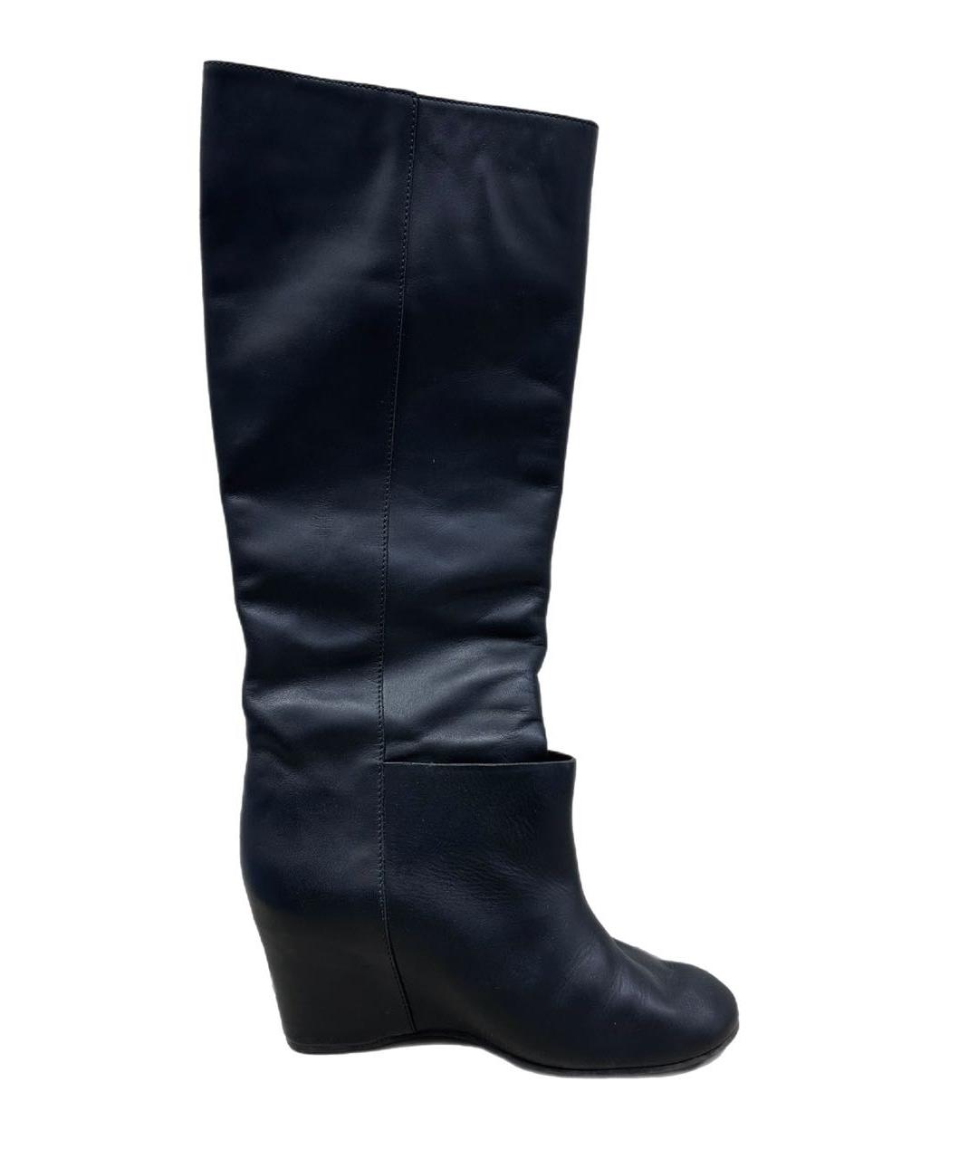 MM6 MAISON MARGIELA Черные кожаные сапоги, фото 9