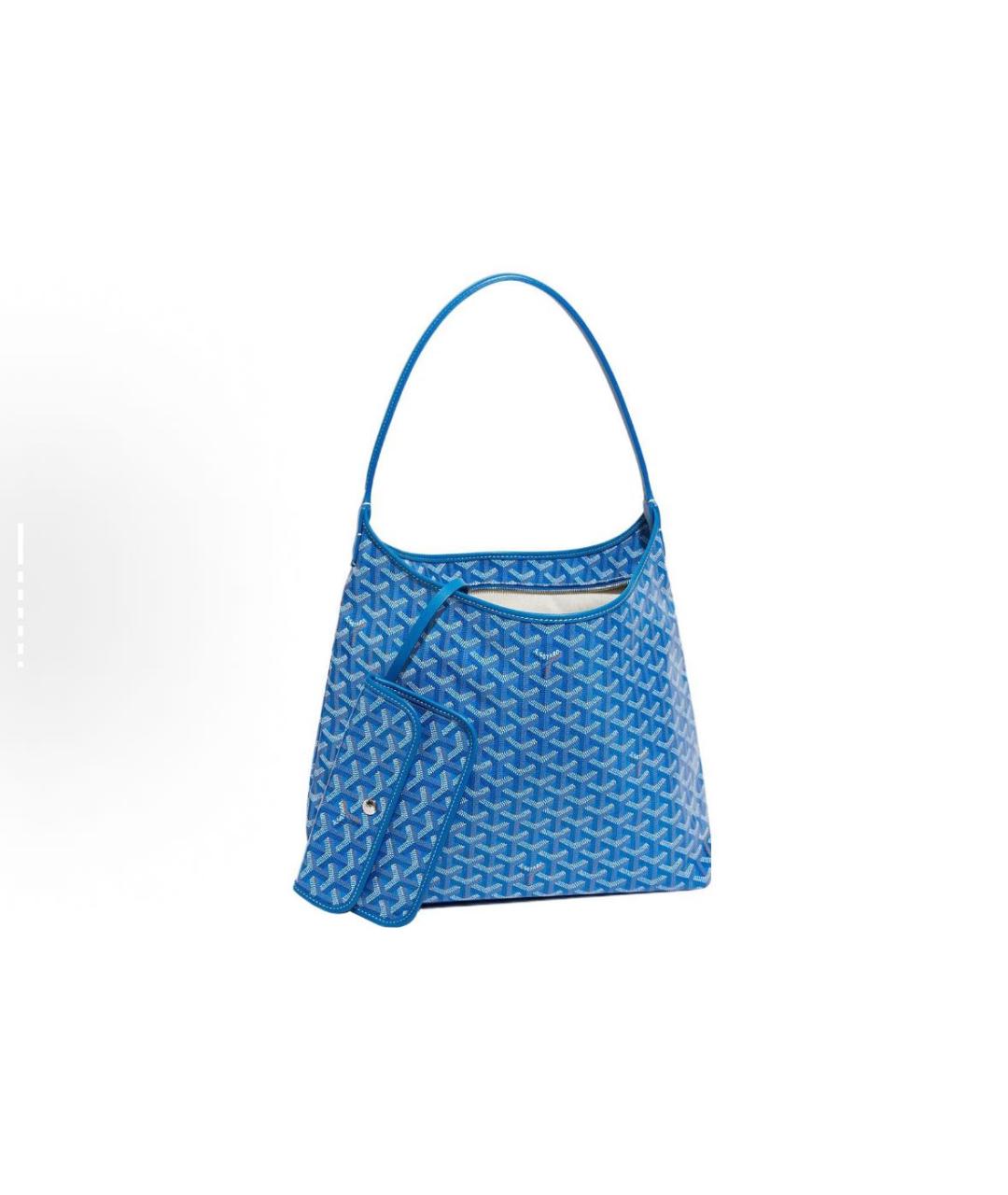GOYARD Синяя кожаная сумка тоут, фото 2