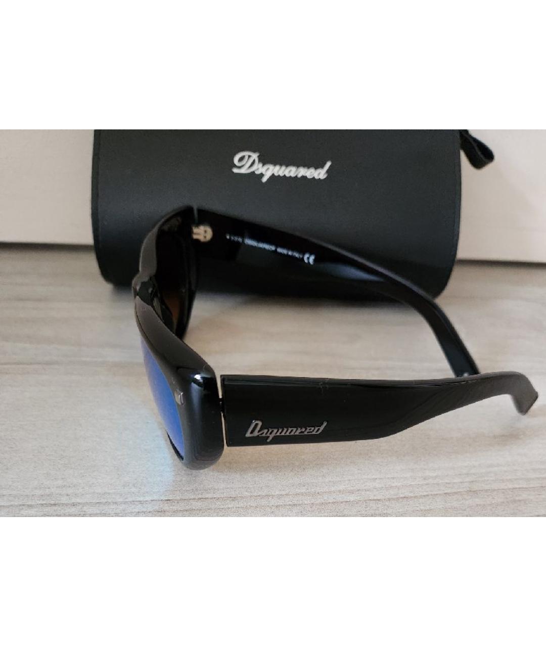 DSQUARED2 Черные пластиковые солнцезащитные очки, фото 8