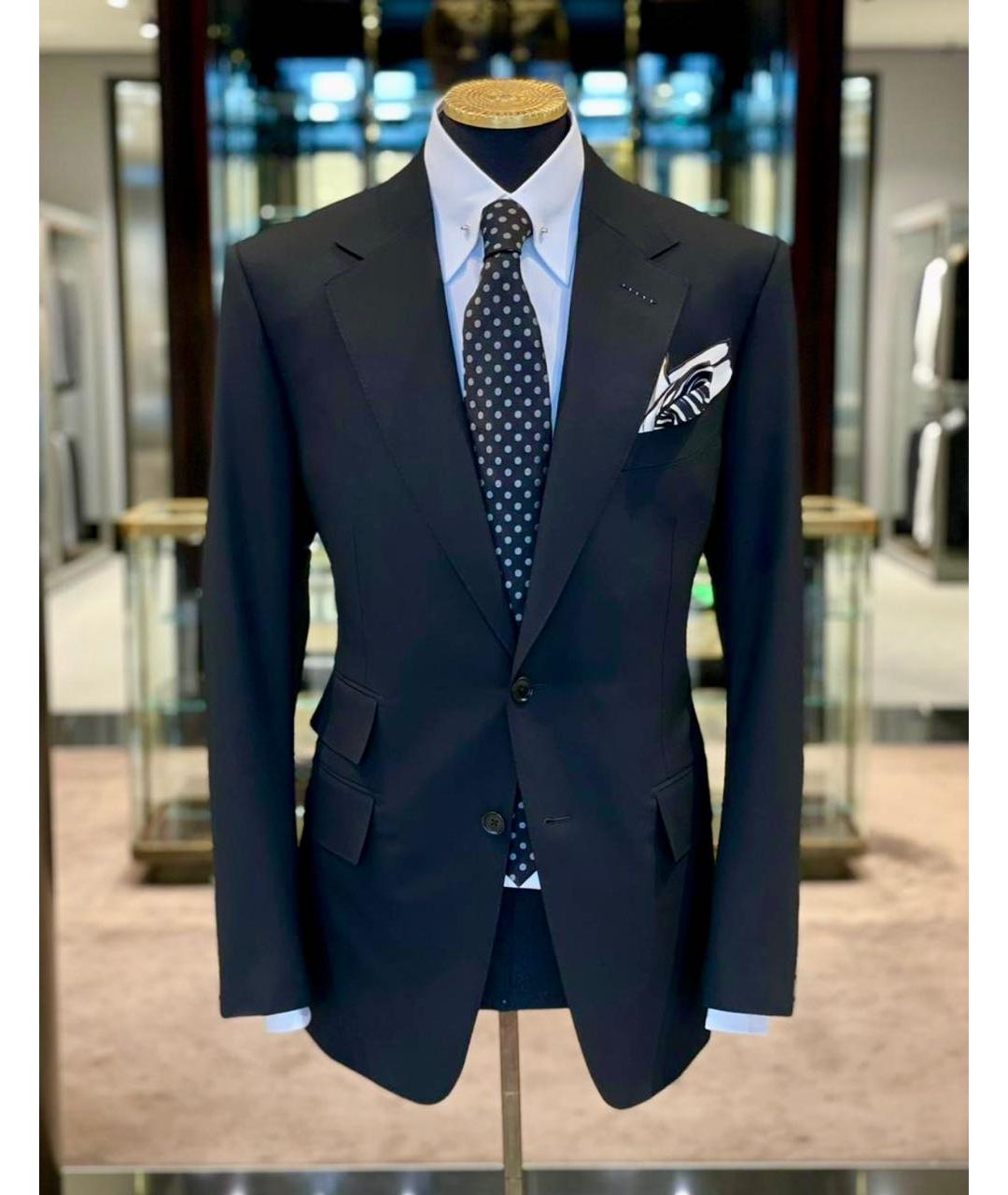 TOM FORD Черный шелковый платок, фото 7