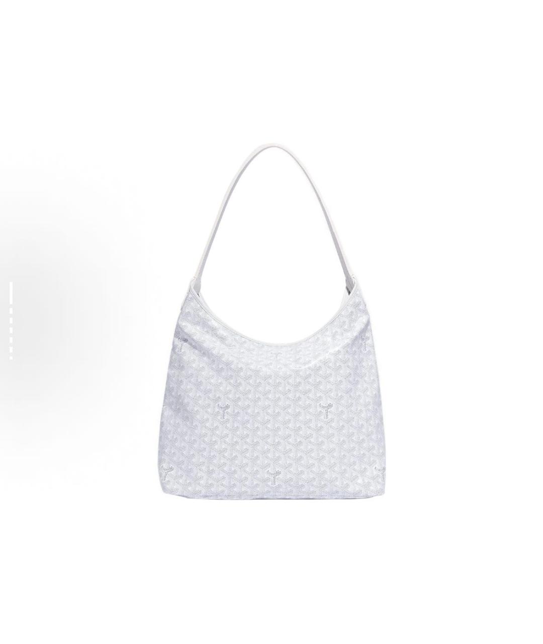 GOYARD Белая кожаная сумка тоут, фото 3