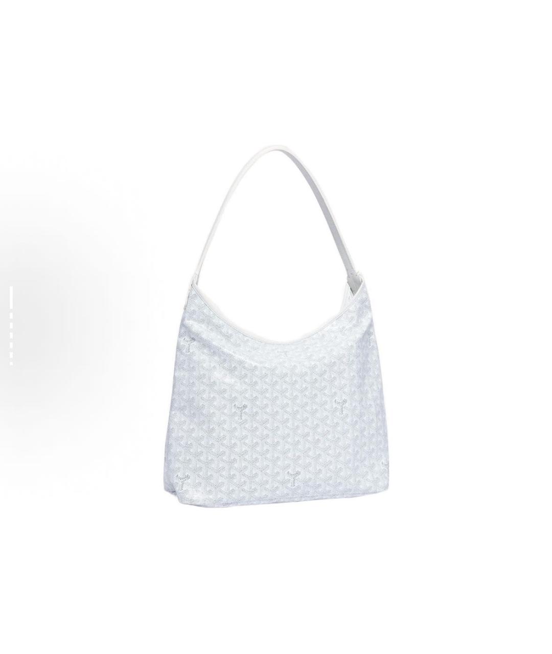 GOYARD Белая кожаная сумка тоут, фото 1