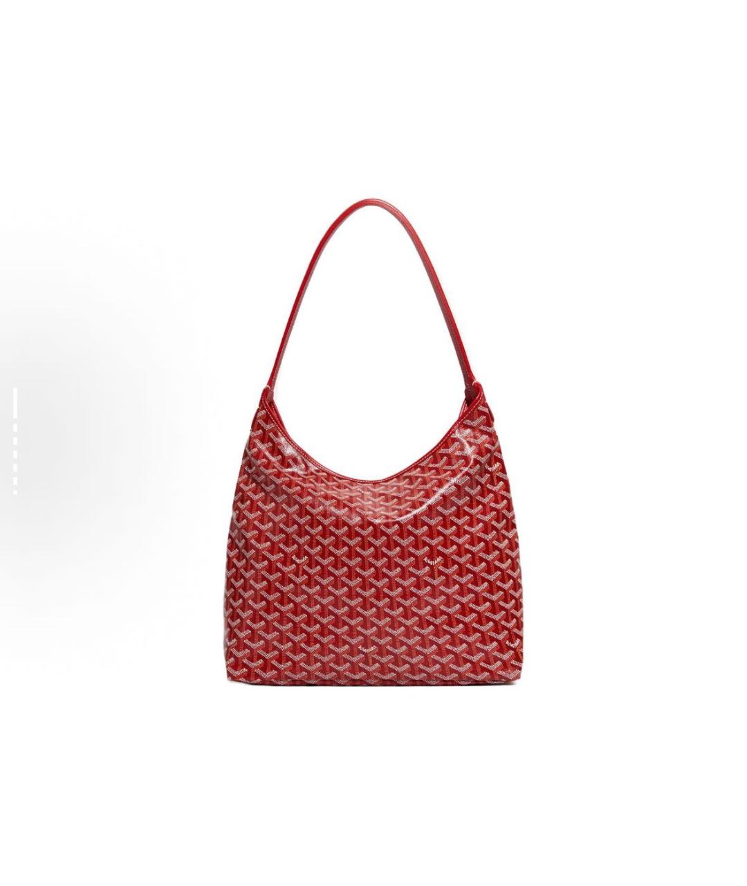 GOYARD Красная кожаная сумка тоут, фото 2