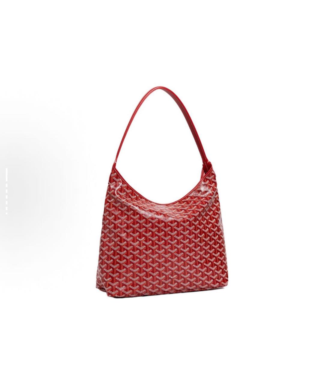 GOYARD Красная кожаная сумка тоут, фото 1