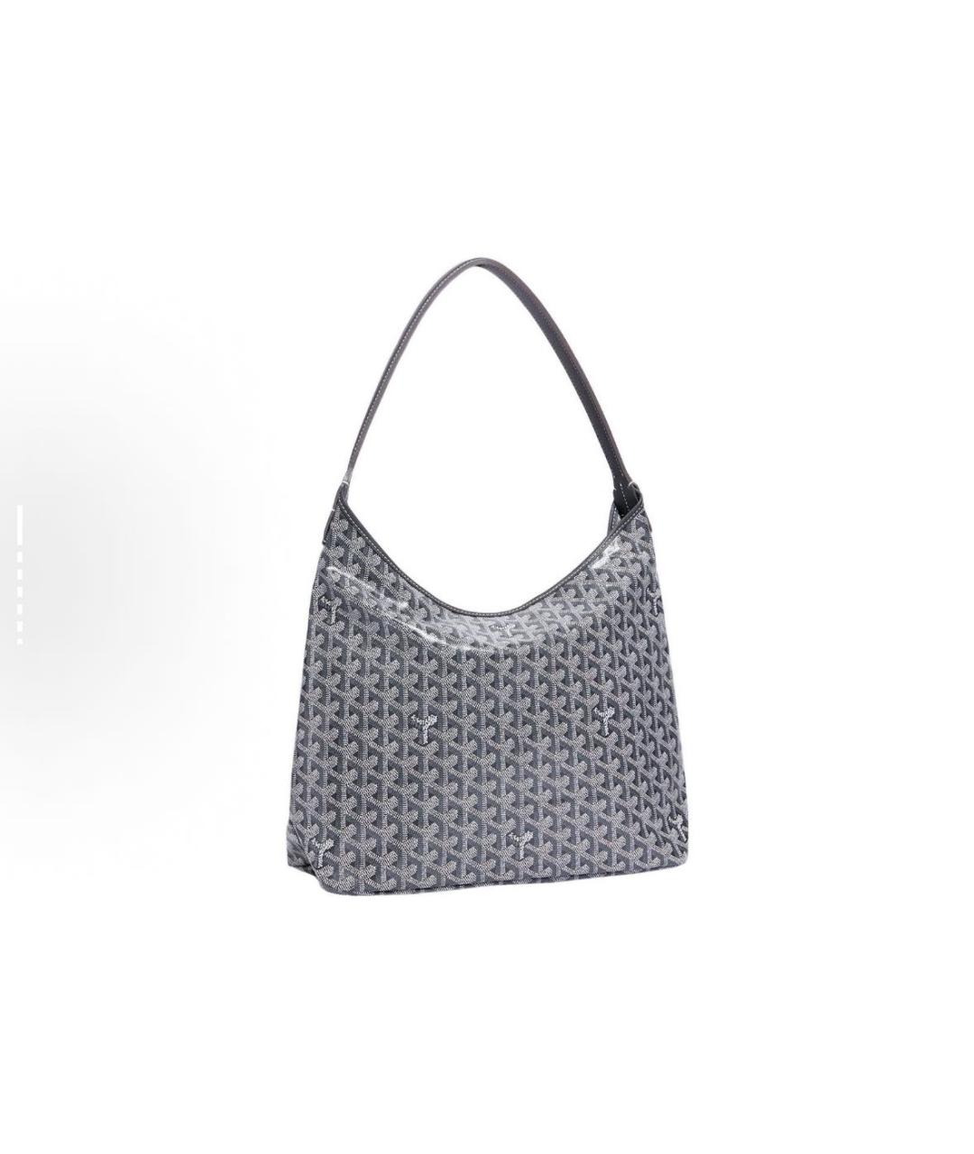 GOYARD Антрацитовая кожаная сумка тоут, фото 1