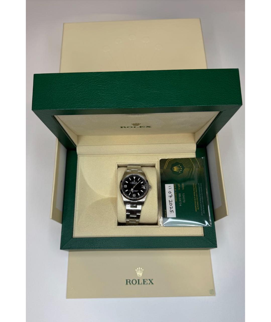 ROLEX Черные часы, фото 2