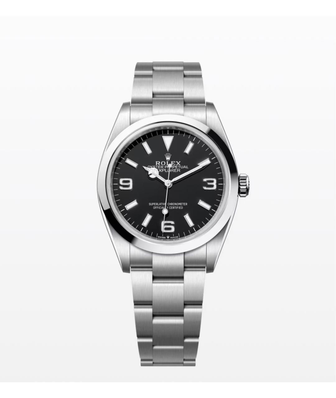 ROLEX Черные часы, фото 4