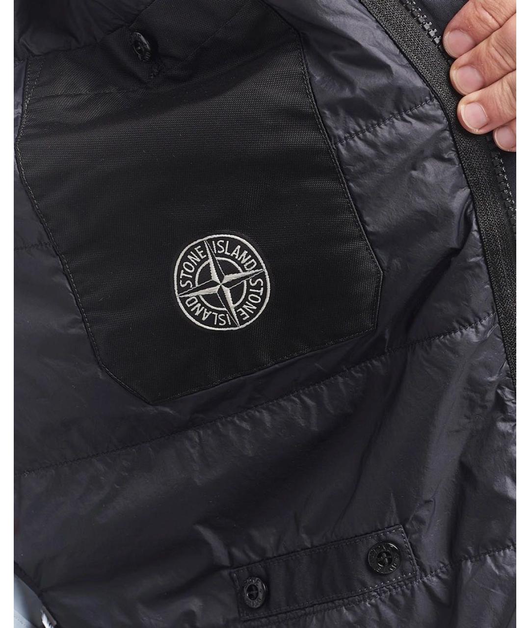 STONE ISLAND Черная куртка, фото 4