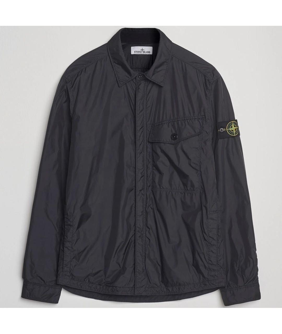 STONE ISLAND Черная куртка, фото 5