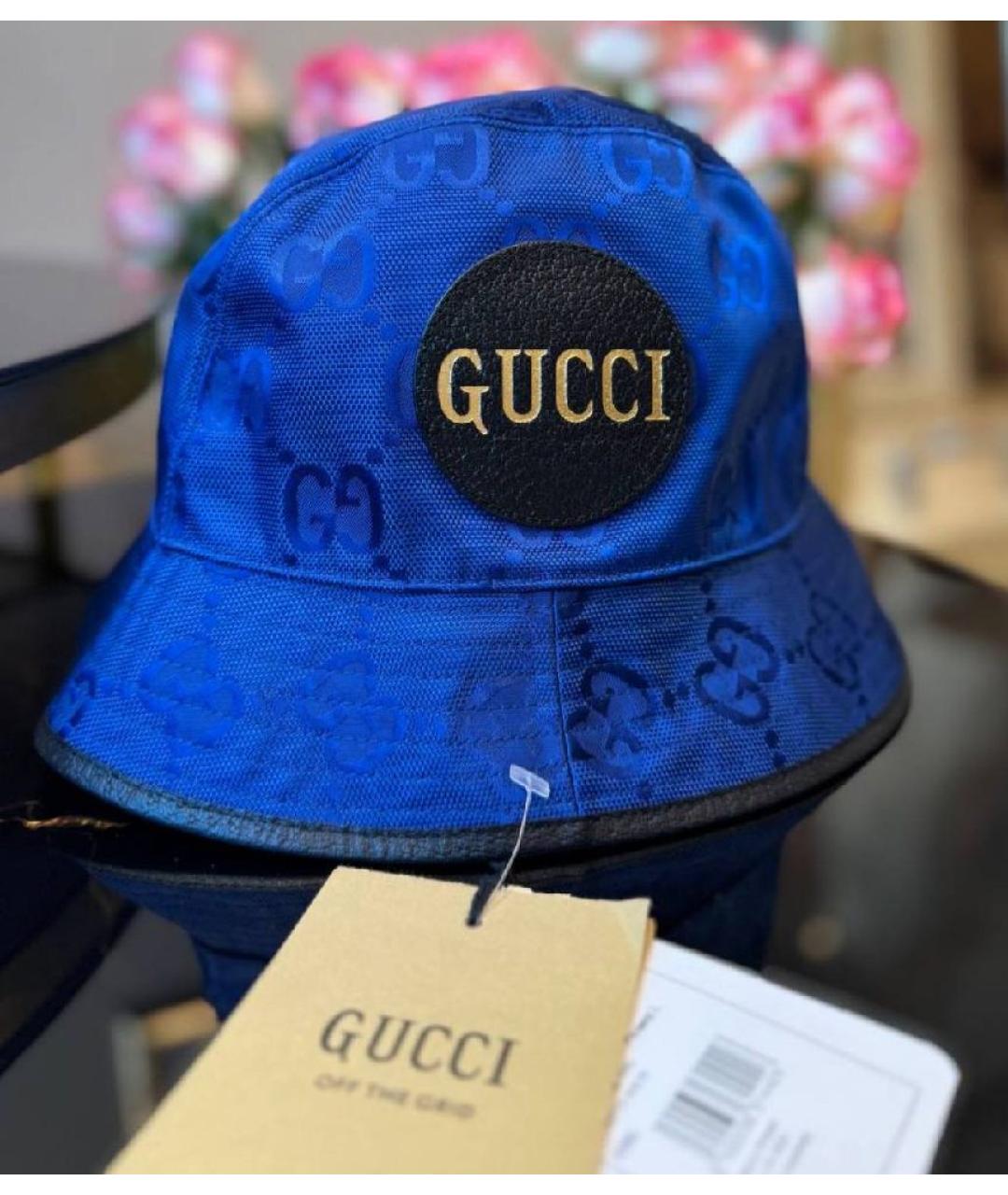 GUCCI Синяя шляпа, фото 7