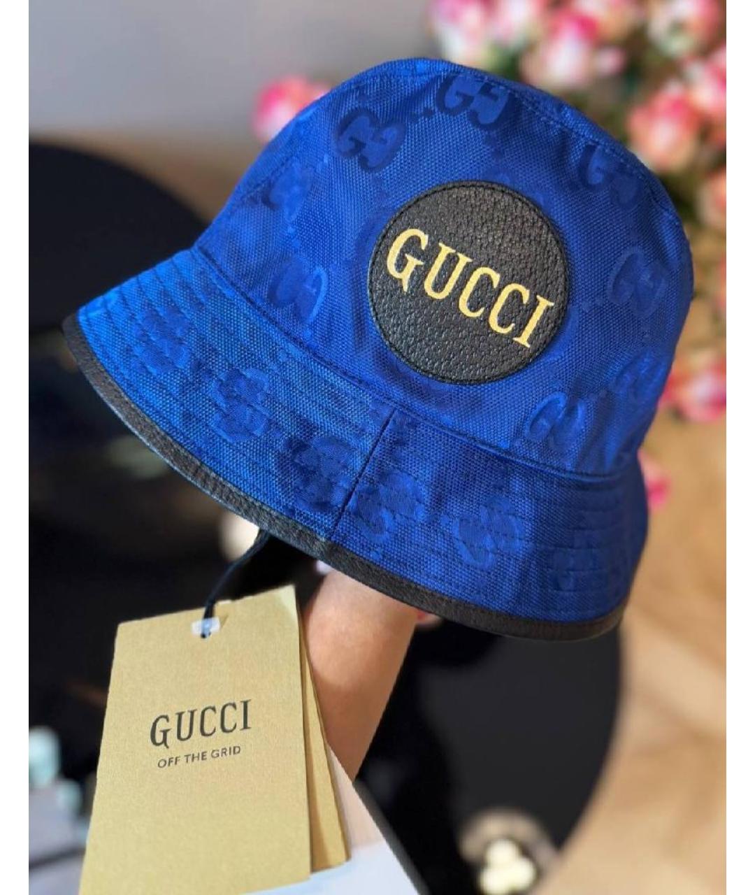 GUCCI Синяя шляпа, фото 5