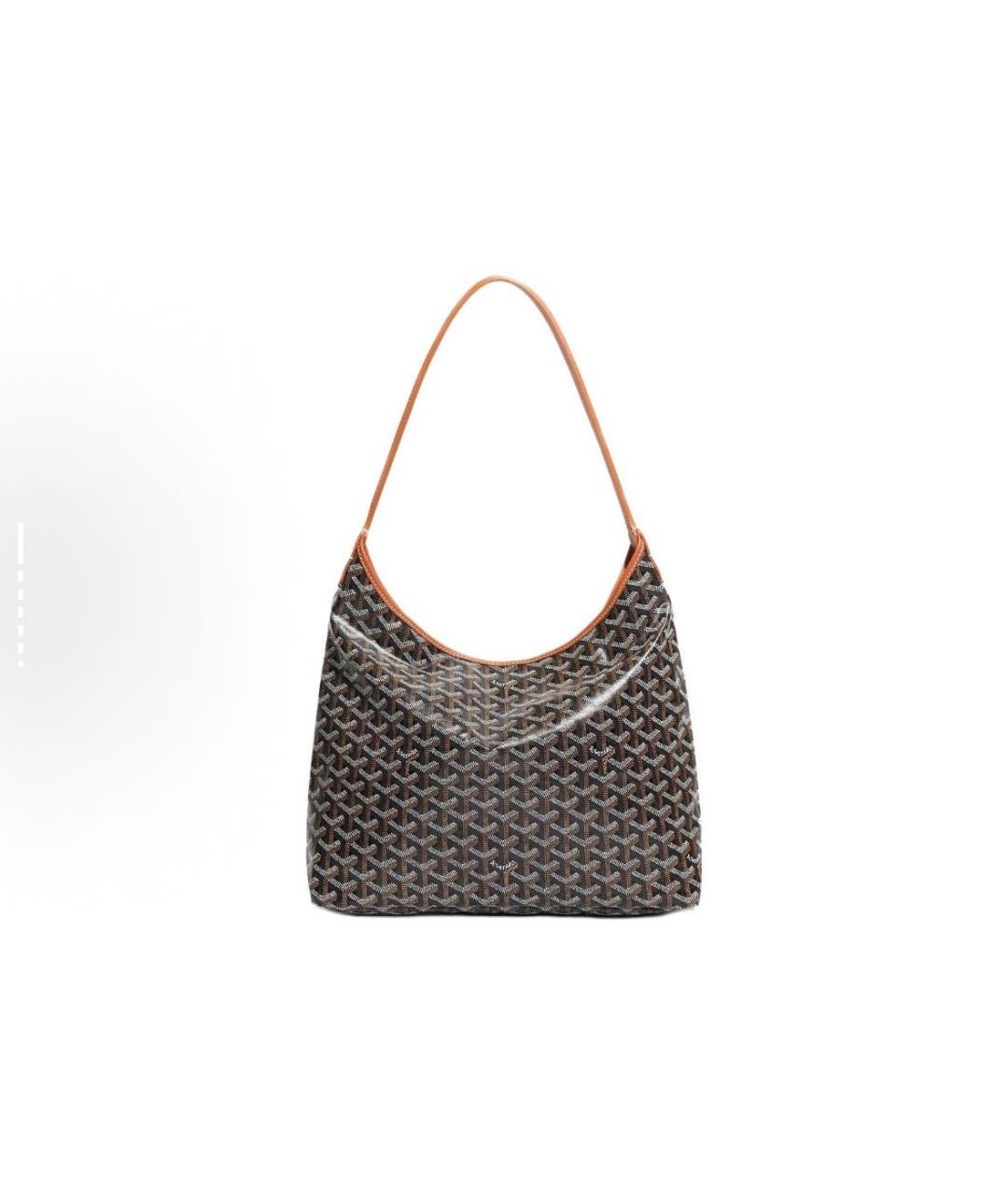 GOYARD Коричневая кожаная сумка тоут, фото 3