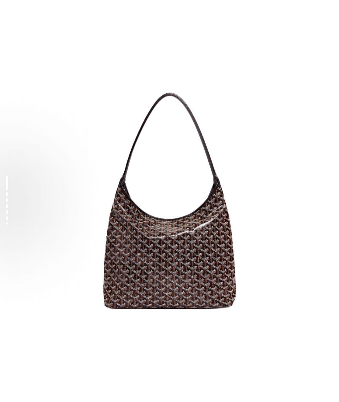 GOYARD Черная кожаная сумка тоут, фото 3