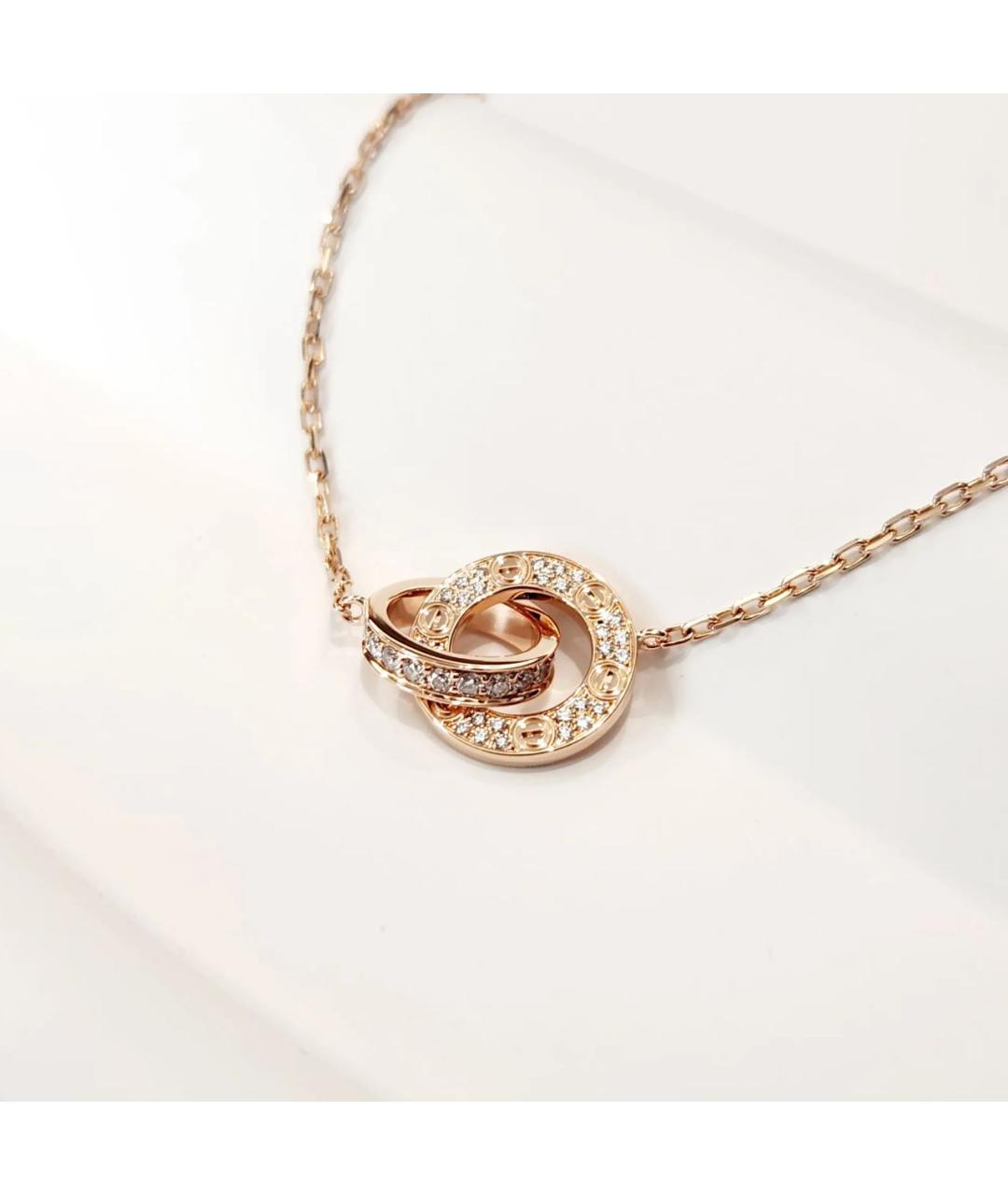 CARTIER Золотое колье из розового золота, фото 2