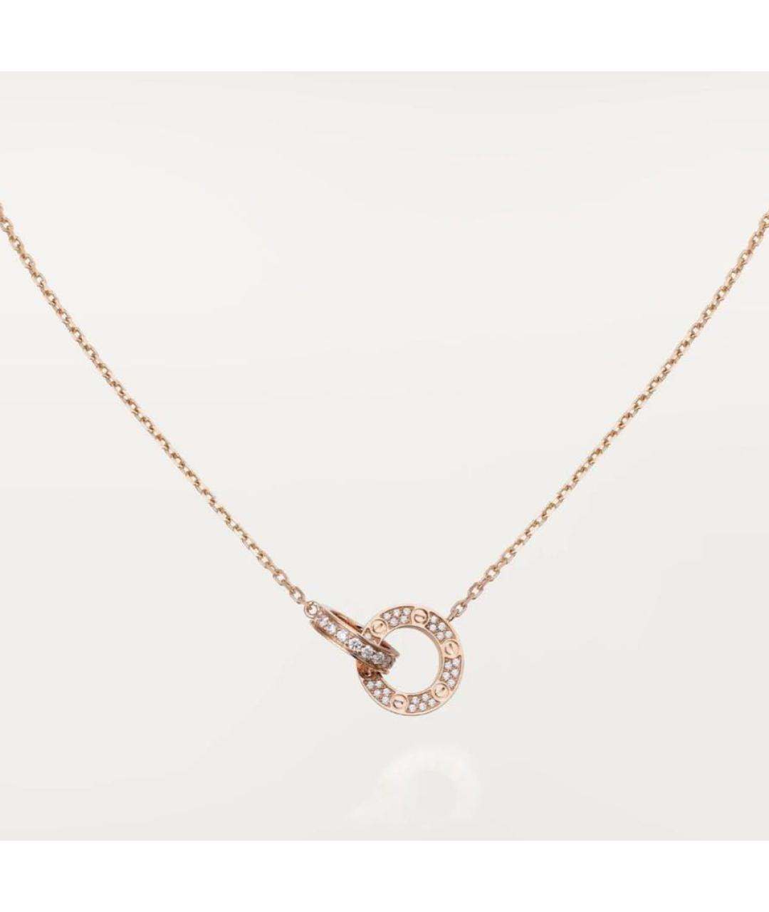 CARTIER Золотое колье из розового золота, фото 5