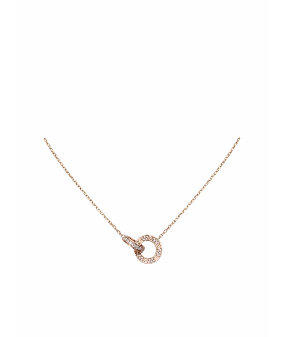 CARTIER Золотое колье из розового золота, фото 1