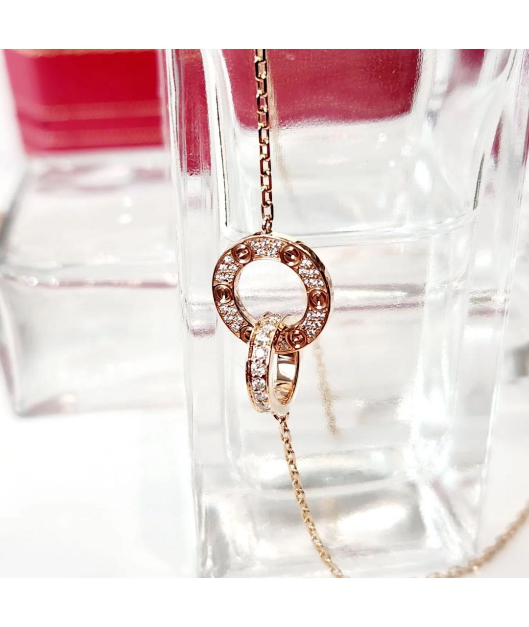 CARTIER Золотое колье из розового золота, фото 4