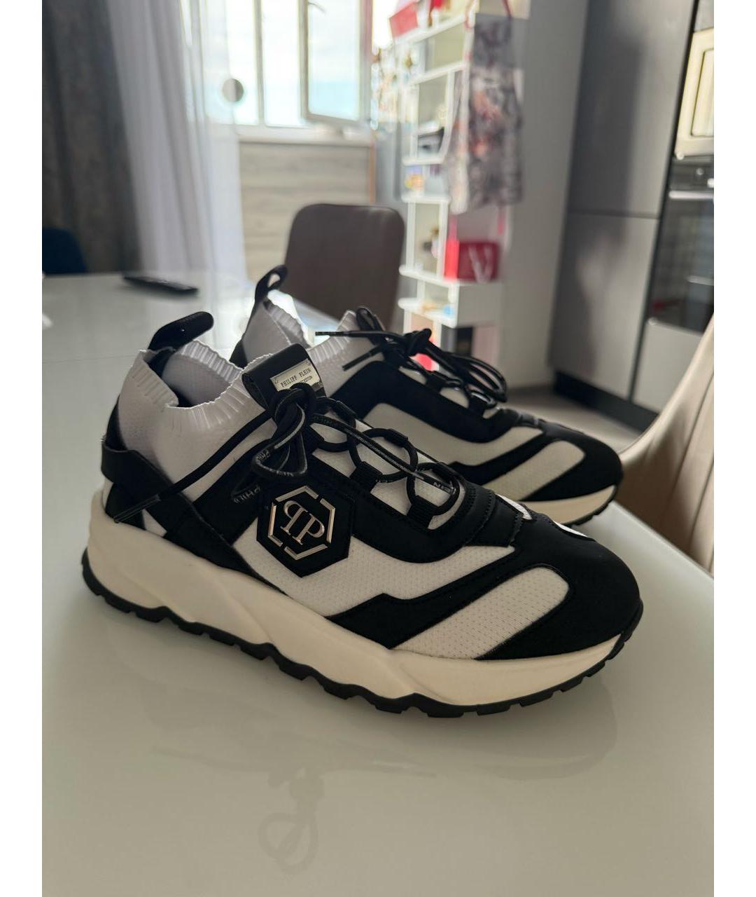 PHILIPP PLEIN Белые кроссовки, фото 8