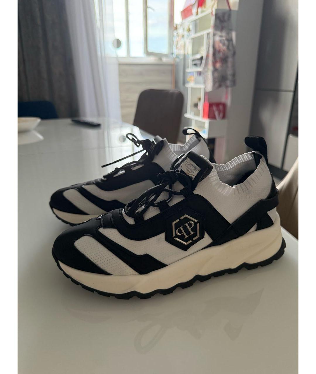 PHILIPP PLEIN Белые кроссовки, фото 5