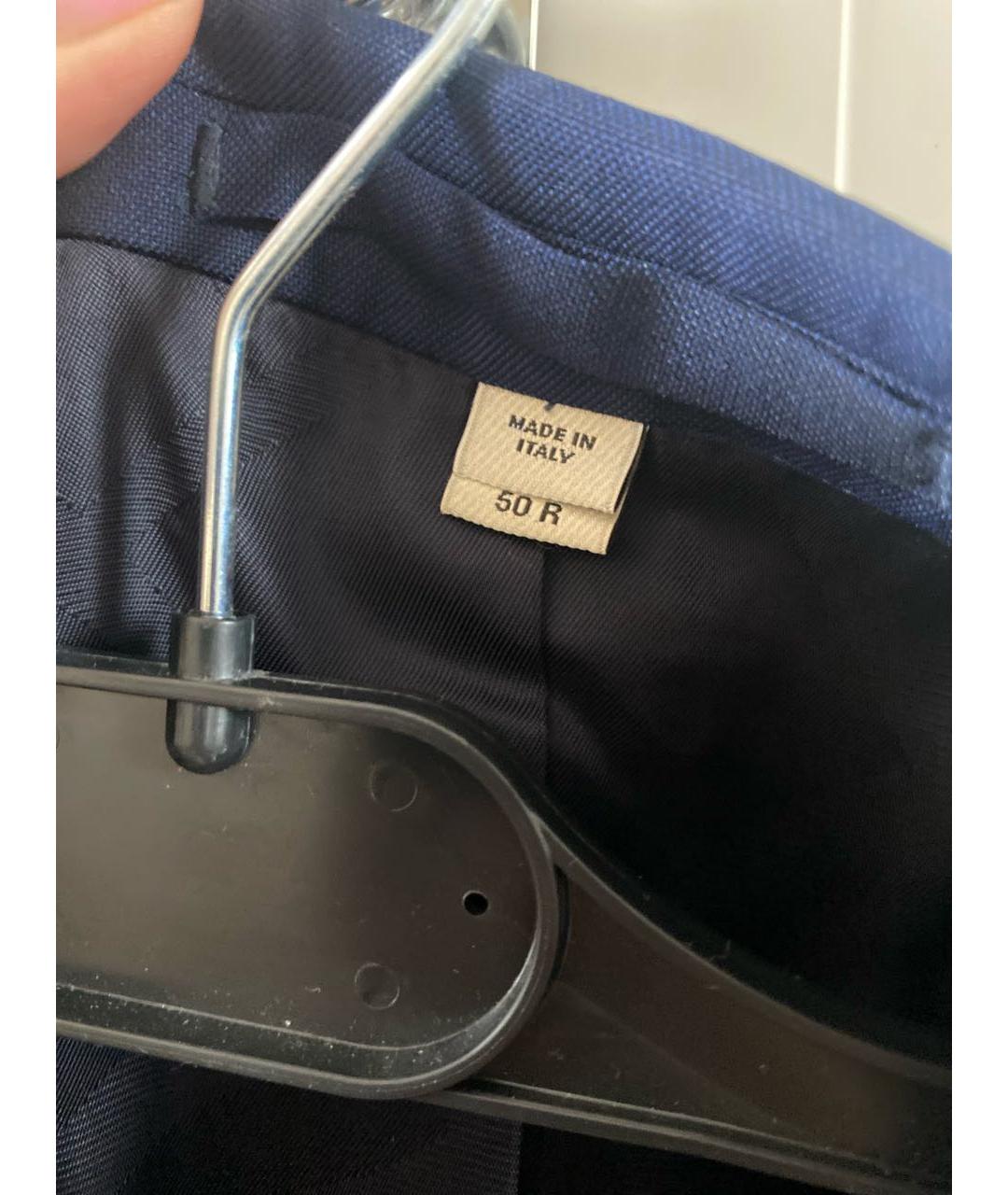 BURBERRY Темно-синий классический костюм, фото 2
