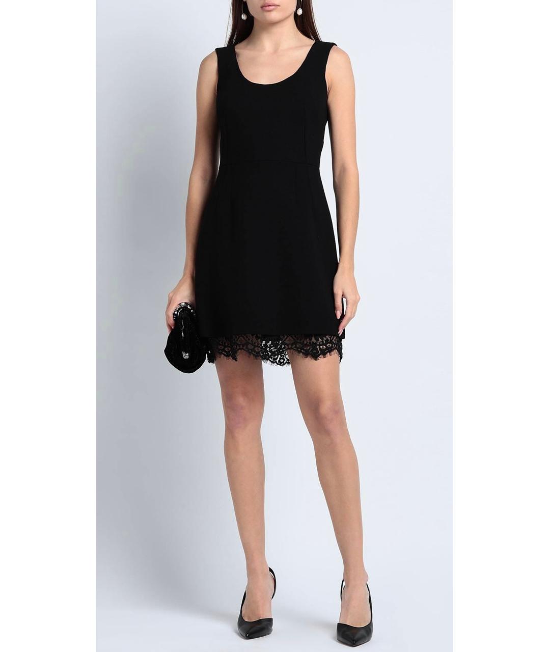 DOLCE&GABBANA Черное коктейльное платье, фото 2