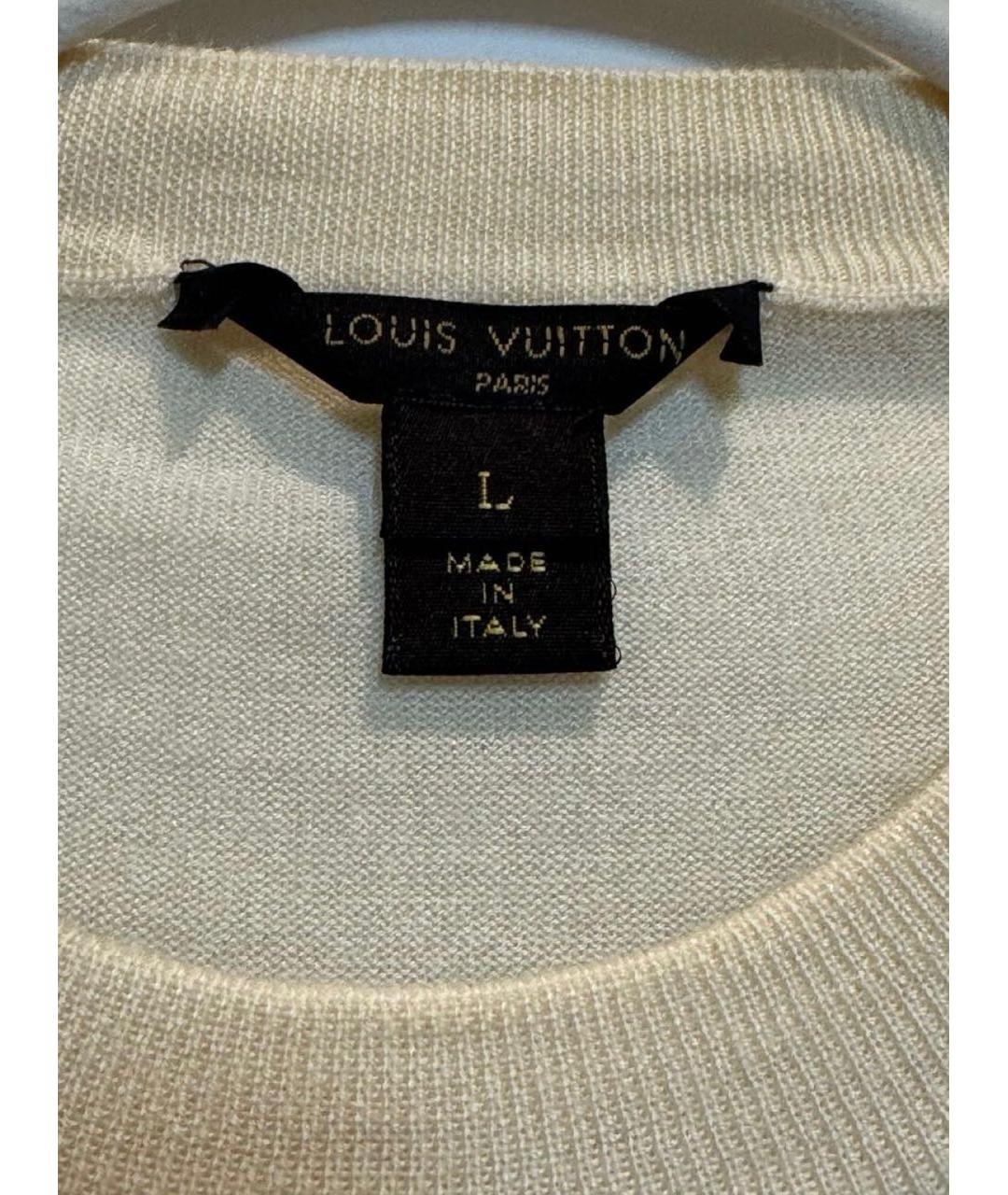 LOUIS VUITTON Бежевый джемпер / свитер, фото 3