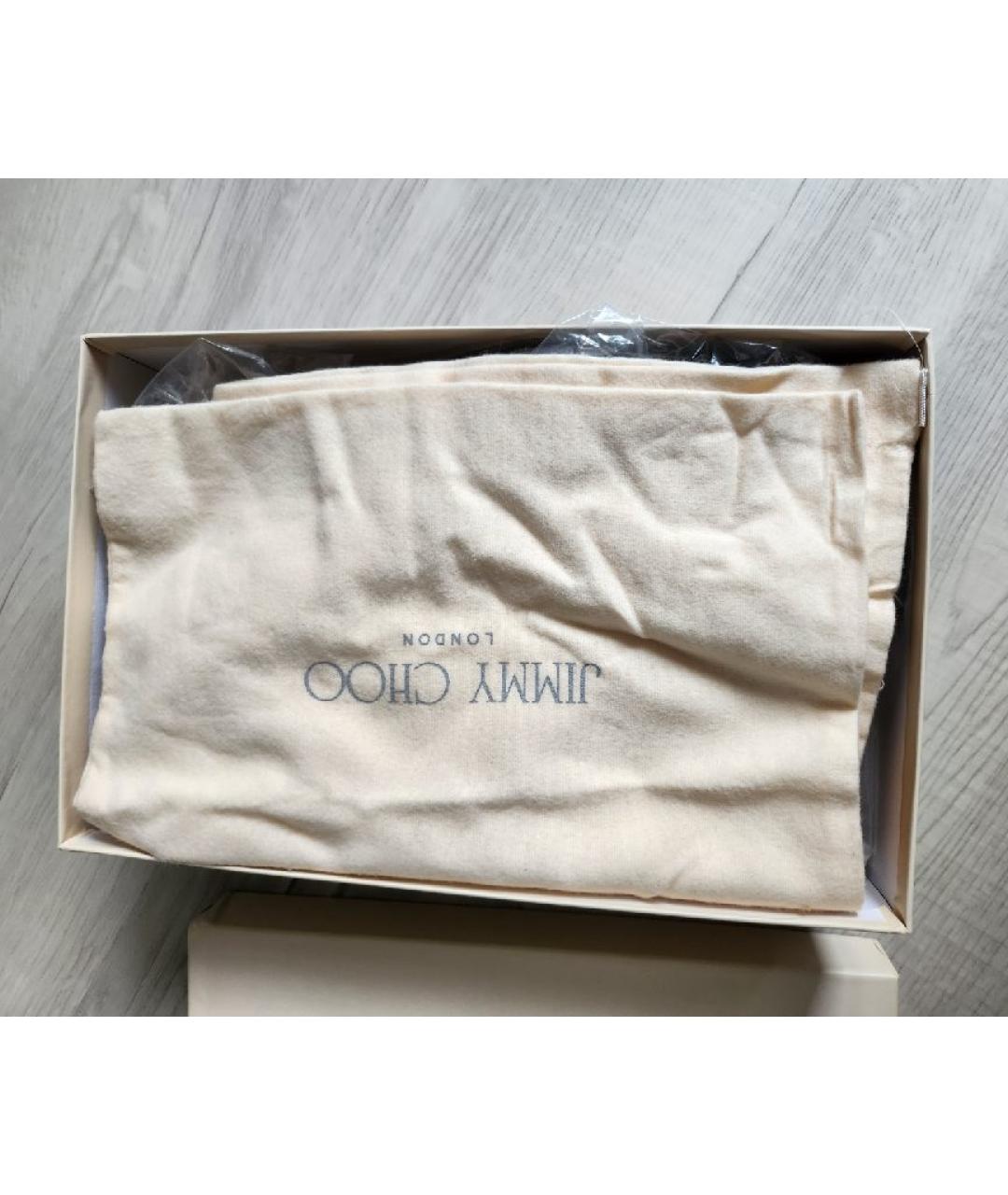 JIMMY CHOO Черные замшевые туфли, фото 8