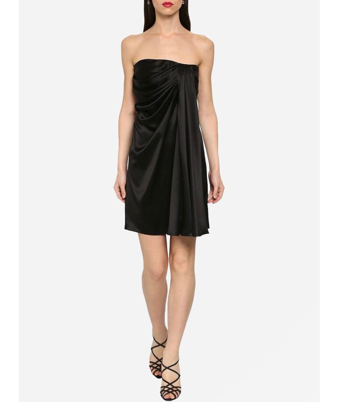 DOLCE&GABBANA Черное коктейльное платье, фото 2