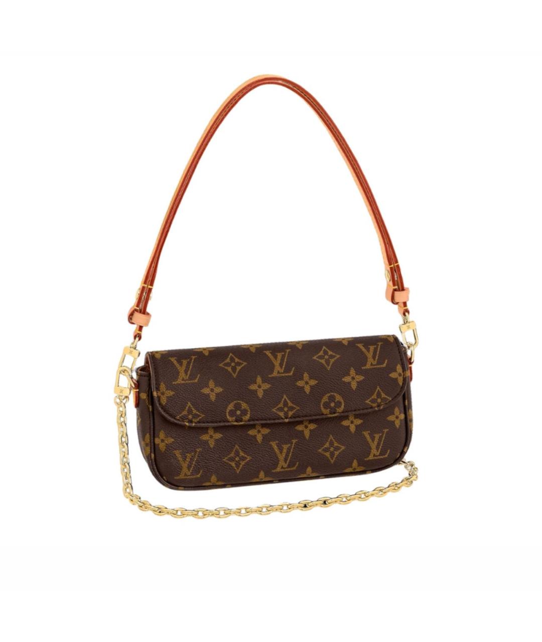 LOUIS VUITTON Коричневая сумка через плечо, фото 1
