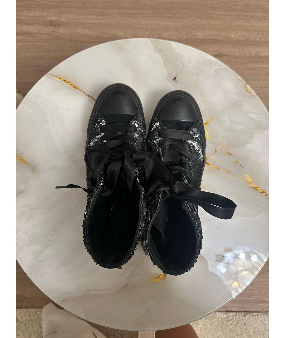 CONVERSE Черные текстильные кеды, фото 3