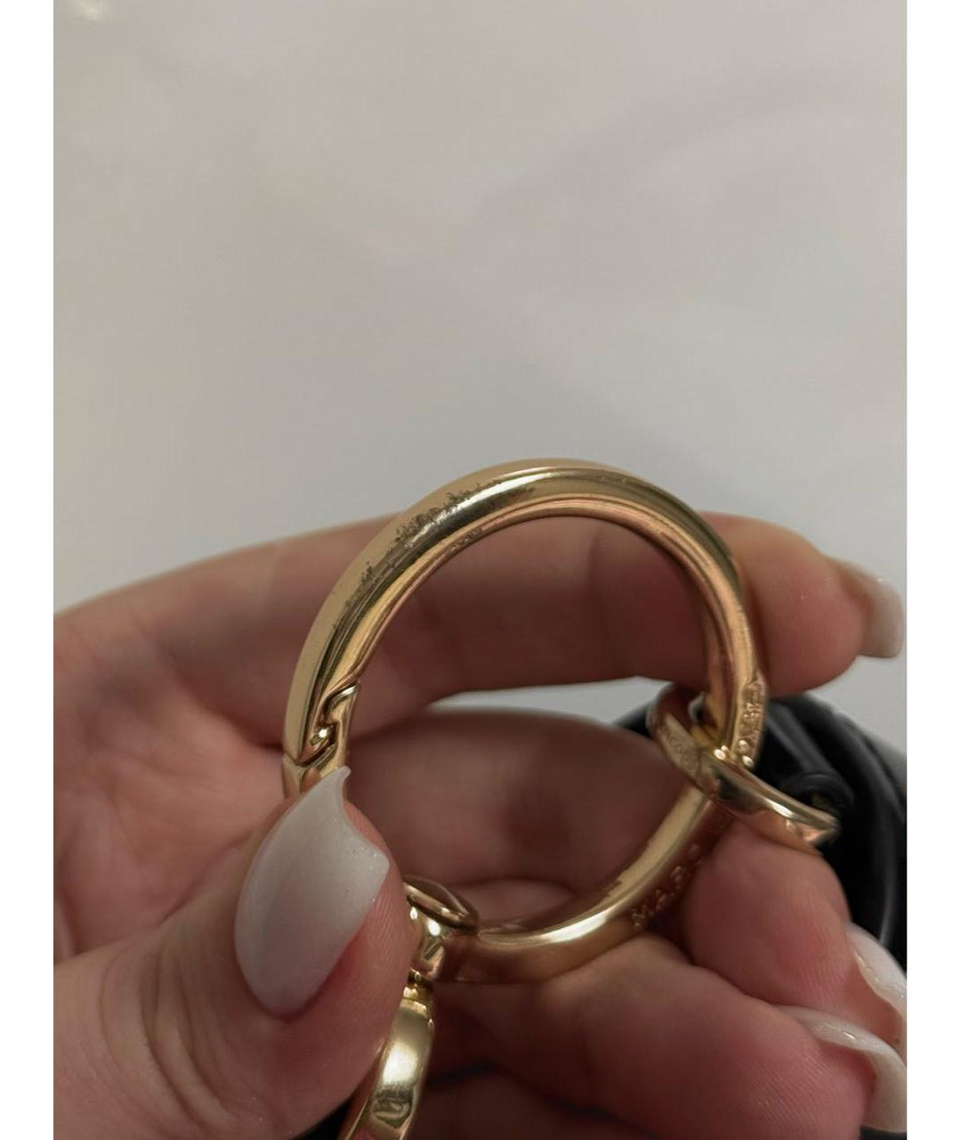 MARC JACOBS Черная сумка через плечо из лакированной кожи, фото 7