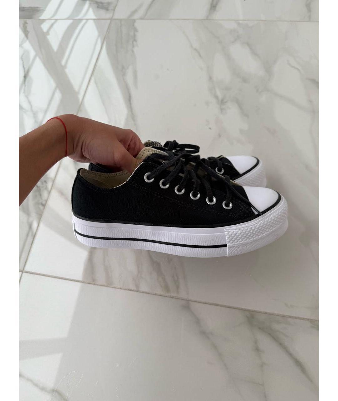 CONVERSE Черные кеды, фото 3