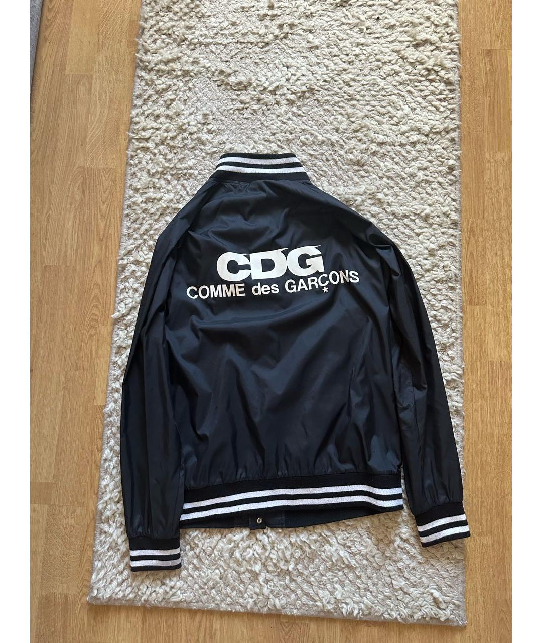 COMME DES GARÇONS Черная полиамидовая куртка, фото 2