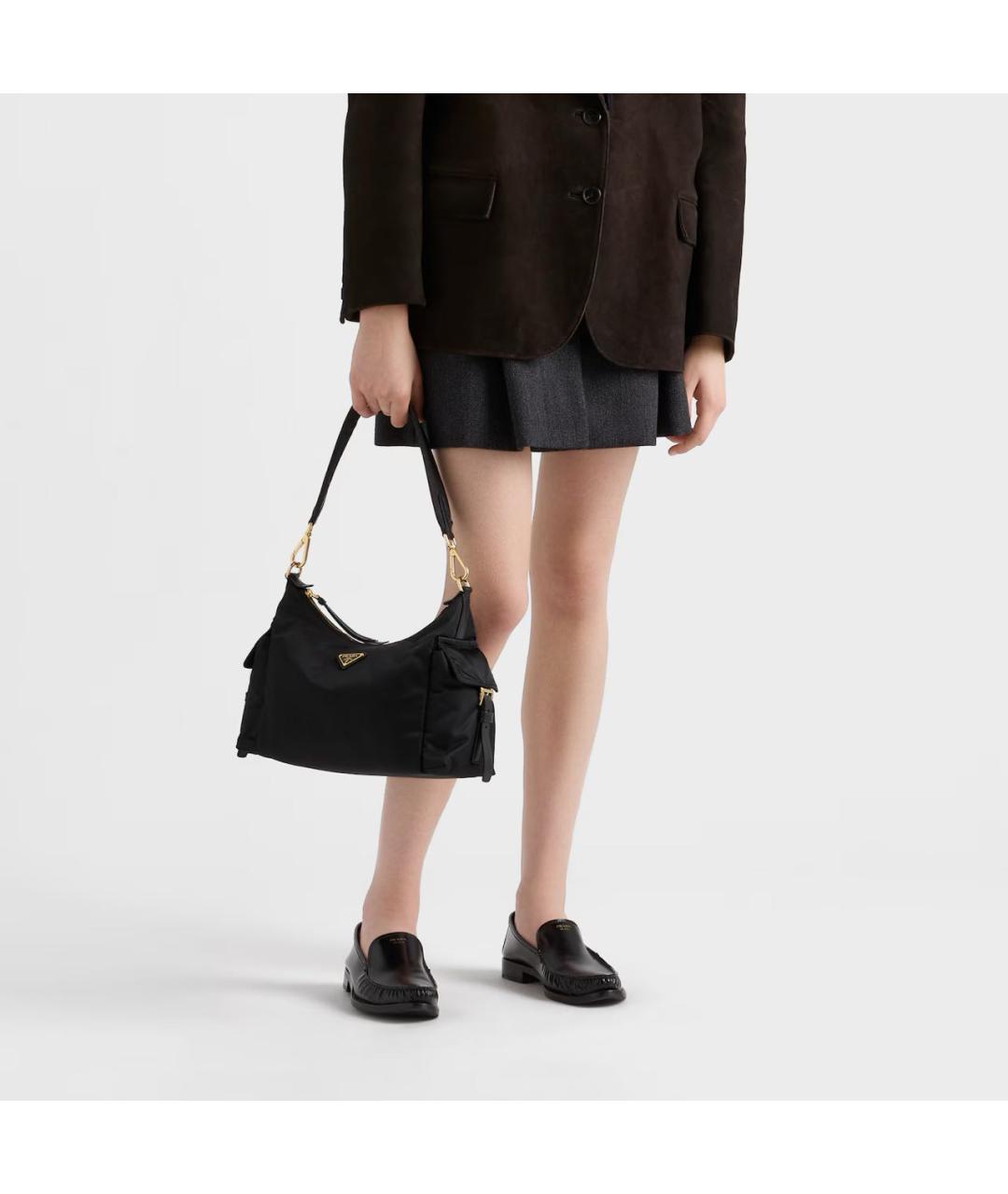 PRADA Черная сумка через плечо, фото 2