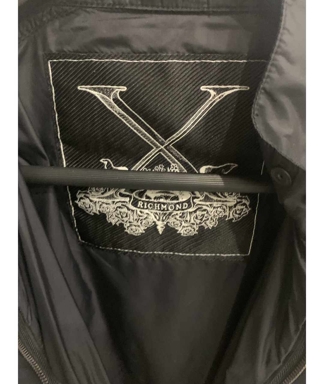 JOHN RICHMOND Черная полиамидовая куртка, фото 4