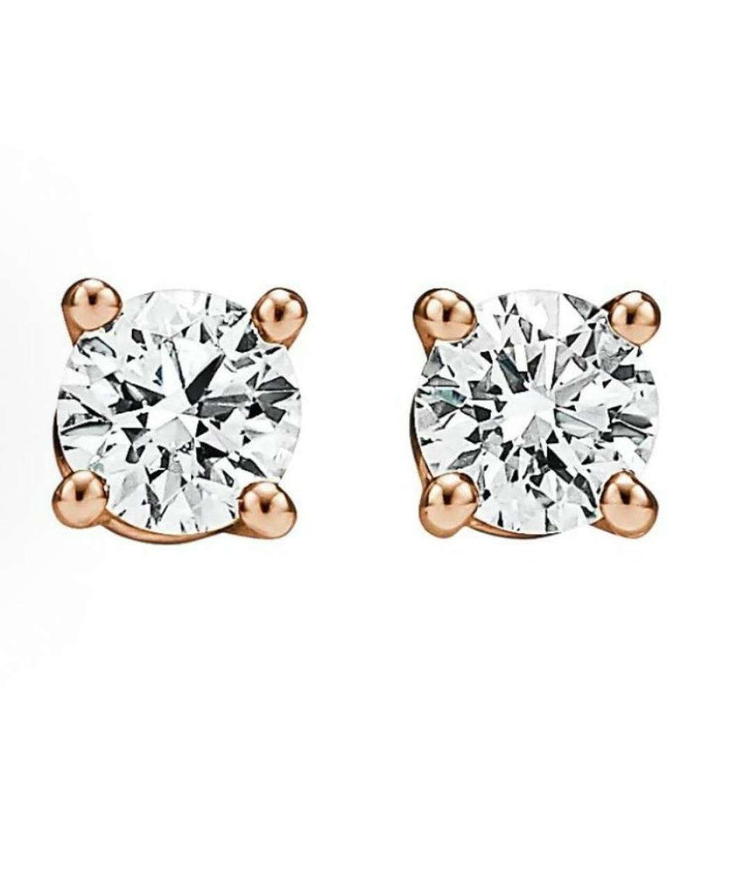TIFFANY&CO Золотые серьги из розового золота, фото 1