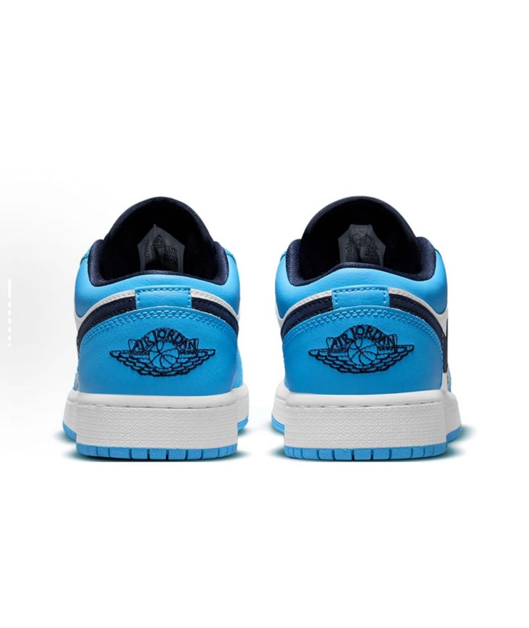 NIKE Бирюзовые кожаные кроссовки, фото 5