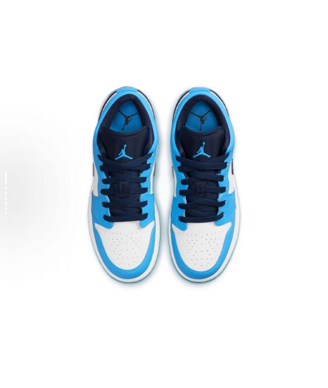 NIKE Бирюзовые кожаные кроссовки, фото 4