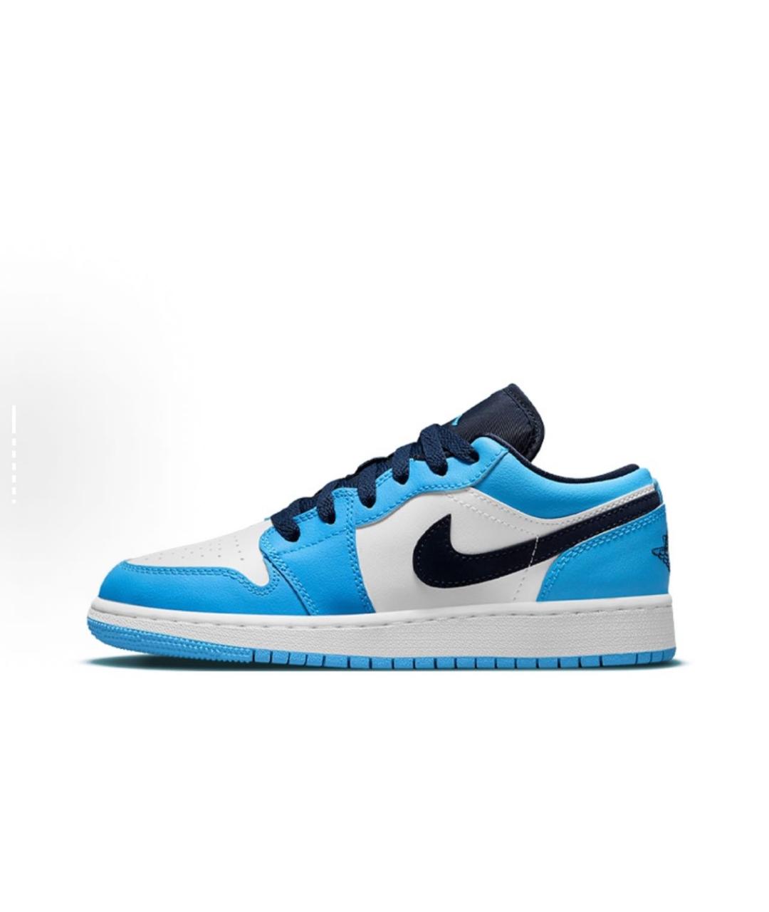 NIKE Бирюзовые кожаные кроссовки, фото 6