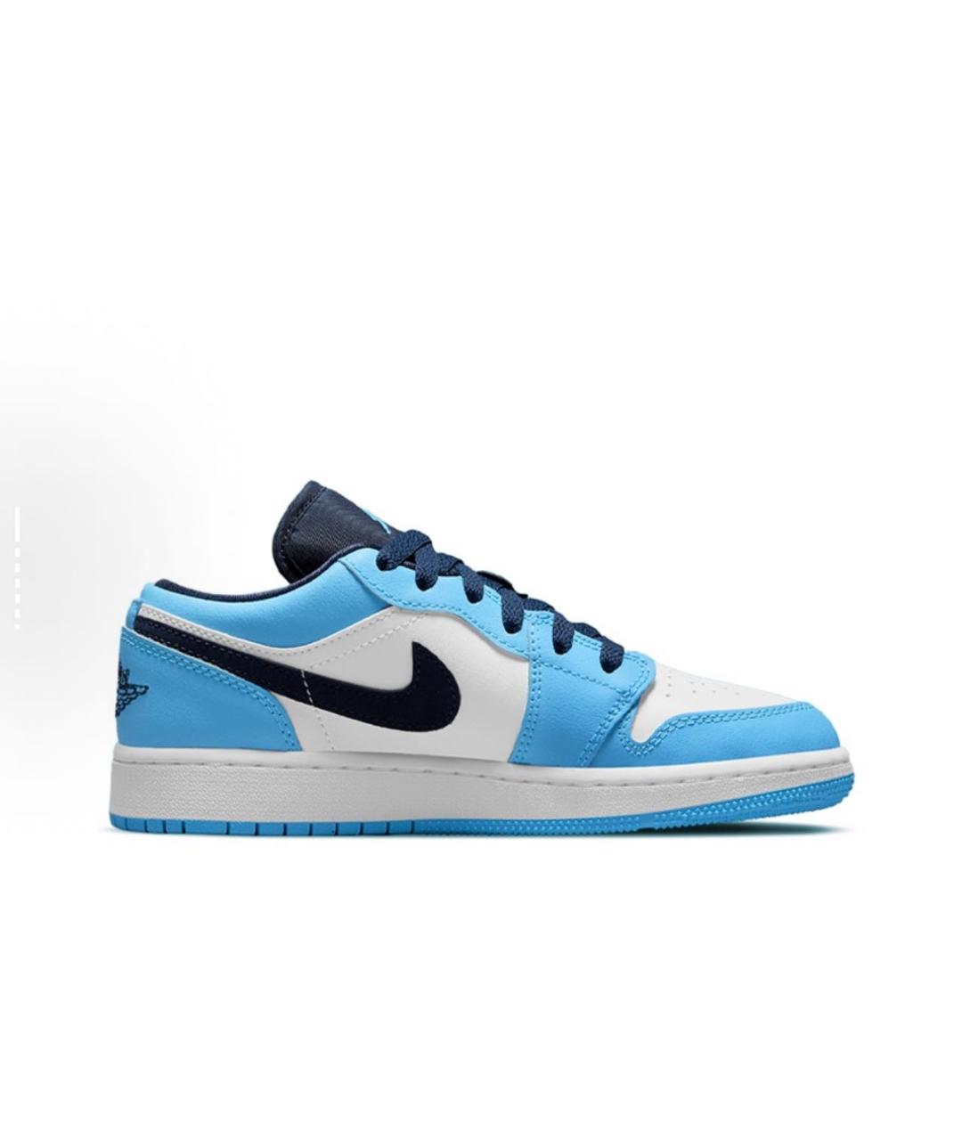 NIKE Бирюзовые кожаные кроссовки, фото 2