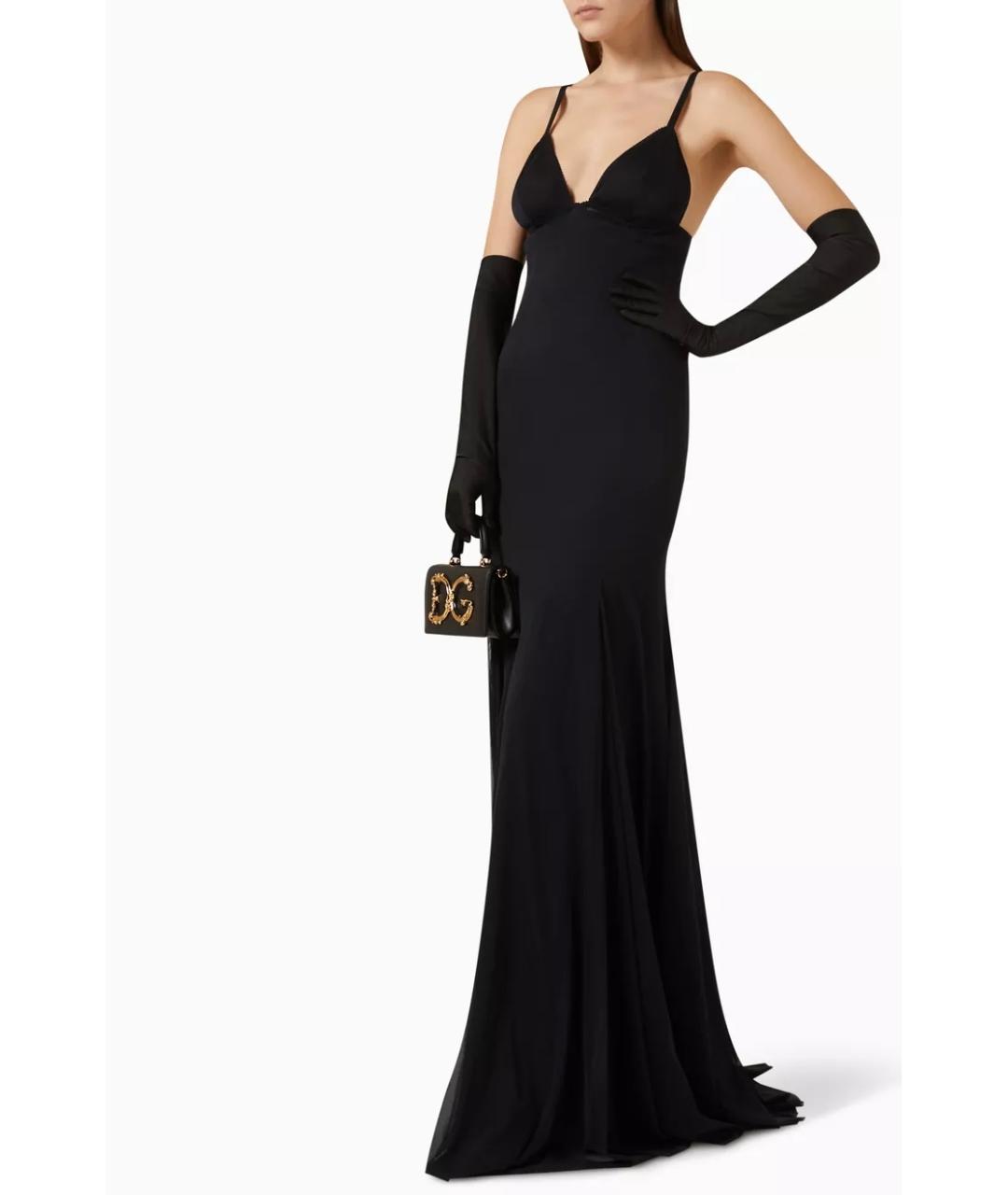 DOLCE&GABBANA Черное коктейльное платье, фото 4