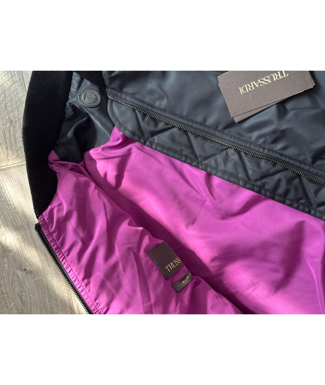 TRUSSARDI Черная куртка, фото 4