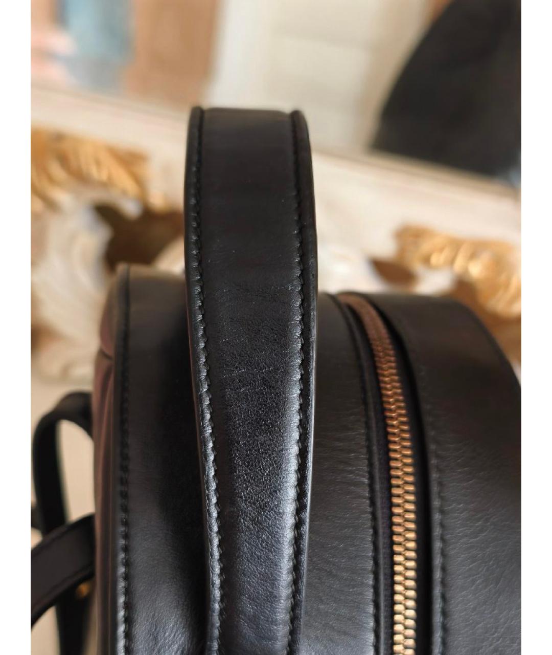 GUCCI Черный кожаный рюкзак, фото 8