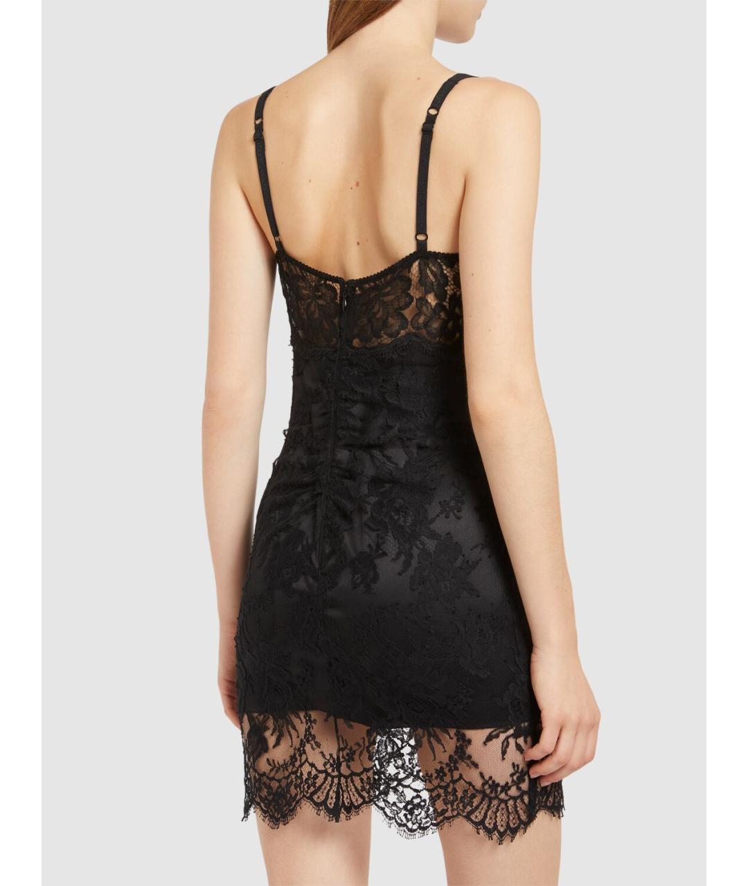 DOLCE&GABBANA Черное коктейльное платье, фото 9