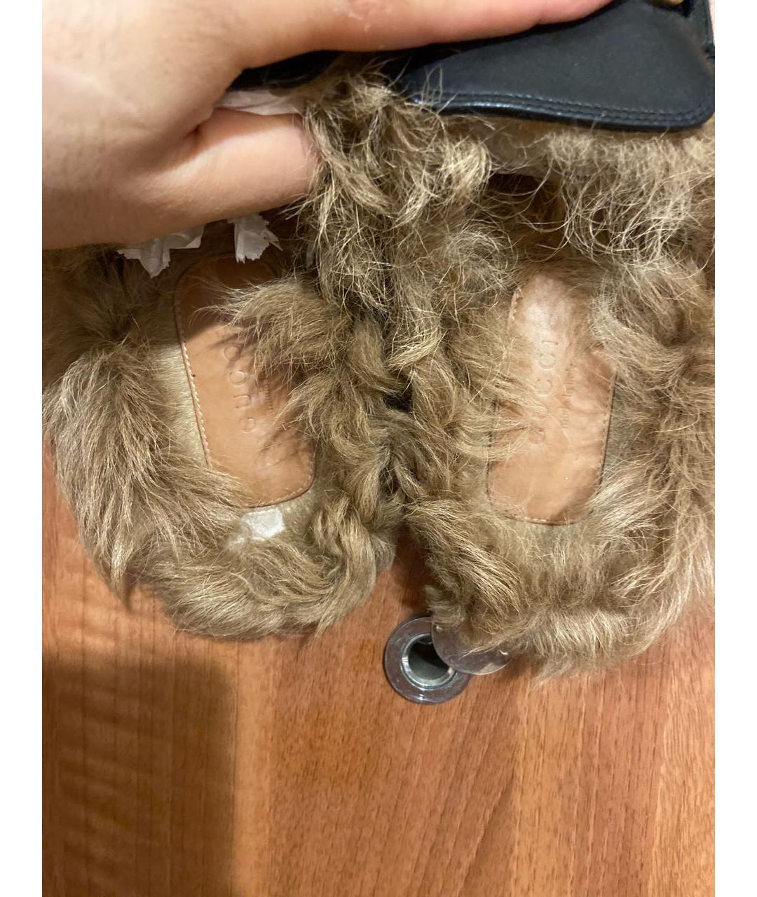 GUCCI Черные кожаные мюли, фото 4